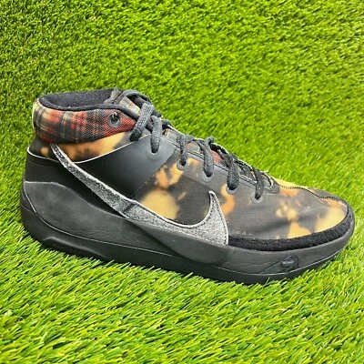 Nike KD 13 Bleached Plaid Mens Size 10 Black Gold Red Basketball Shoes Sneakers - Image 1 of 4