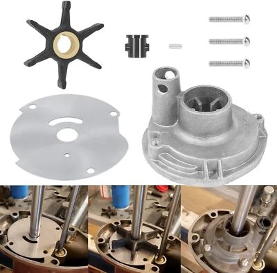 EM 0382468 Water Pump Impeller Kit For 1953-1978 Johnson Evinrude BRP OMC 10-25HP