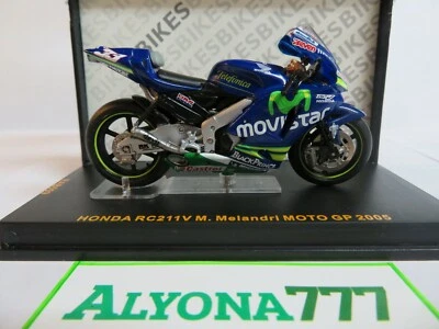 HONDA RC211V Marco Melandri 2005 1/24 Ixo Moto Bike Motorcycle 1:24 IXO RAB099 - Image 1 of 4