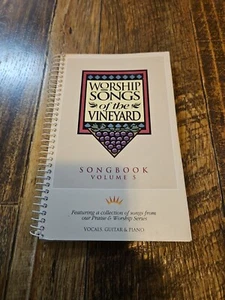 Worship Songs of the Vineyard Songbook Volume 5 Vocal Guitar Piano 1994 - Picture 1 of 1