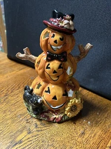 Signature Home Jack O Lantern Candle Holder - Picture 1 of 5