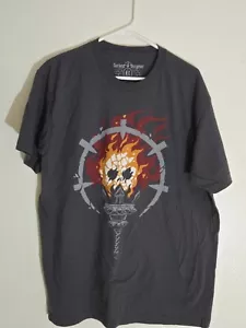 Darkest Dungeon XL Graphic Tee Fangamer Skull Torch Black USA - Picture 1 of 4