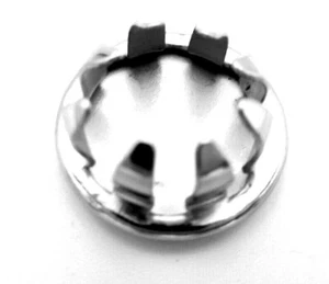 Tapas redondas de 1/2" de acero niquelado tubo push-in poste riel de barco para todo tipo de clima 1/2" - Imagen 1 de 11