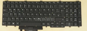 New For DELL Precision 3541 3551 2019 Keyboard German Tastatur Backlit Pointer - Picture 1 of 2