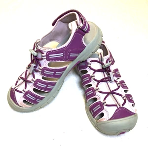 KHOMBU RIVER SANDALS SIZE 4 PINK AND PURPLE WATER ACTIVITIES CAMPING FISHING - Picture 1 of 4