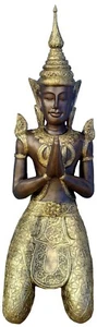 Thai, Buddha XXL, Tempelwächter sitzend 110 cm groß Dekofigur, DEKO - Bild 1 von 1
