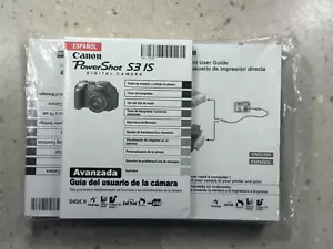 Versiegelt Canon Powershot S3 IS DIGITALKAMERA BEDIENUNGSANLEITUNG BEDIENUNGSANLEITUNG - Bild 1 von 4
