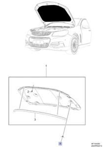 Genuine Holden Retainer Clip Kit (6) for Under-Bonnet Sound Heat Insulation VF - Picture 1 of 7