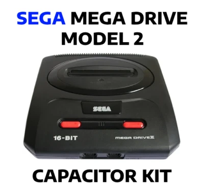 Sega Mega Drive 2 Model II Capacitors / Cap Kit Recap All Regions NTSC PAL UK