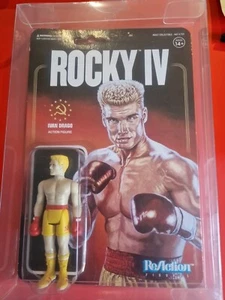 Ivan Drago Russia Dolph Lundgren Boxer Rocky IV 3 3/4 Inch ReAction Figur Super7 - Picture 1 of 2