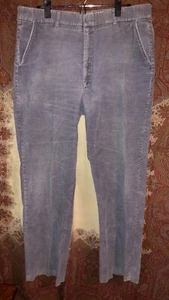 Pantalones para hombre de colección Blair pana azul hechos en EE. UU. *PAQUETE Y AHORRO* $1 ENVÍO MÁS - Imagen 1 de 4