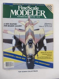 Fine Scale Modeler Magazine November/December 1985 Vacuum-Formed Aircraft Kit - Imagen 1 de 2