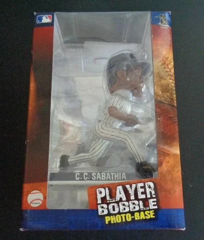 C.C. SABATHIA New York YANKEES Bobble Photo Base Bobblehead #'d/2099 Baseball Cover