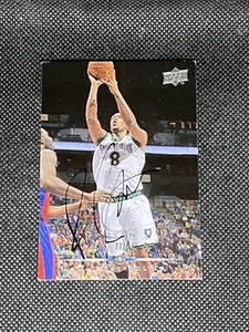 Ryan Gomes Minnesota Timberwolves 2008-09 Upper Deck Signed Auto Card #111 ~ COA - Picture 1 of 3