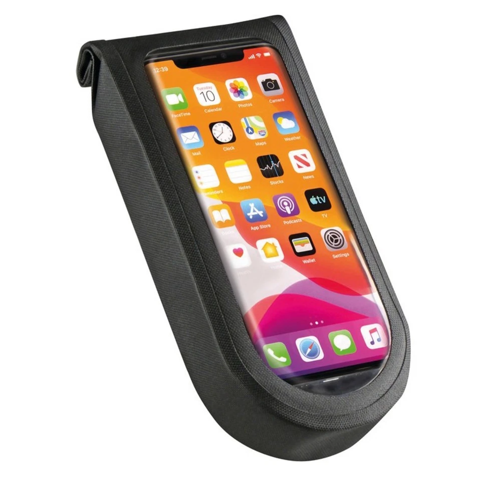 KLICKfix Phone Bag Tour M mit Adapter transparent/schwarz, mit Drehkupplung, sch - Bild 1 von 1