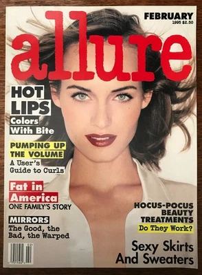 Amber Valletta - Allure magazine - February 1995, Parker Posey, Tyra Banks - Image 1 of 4
