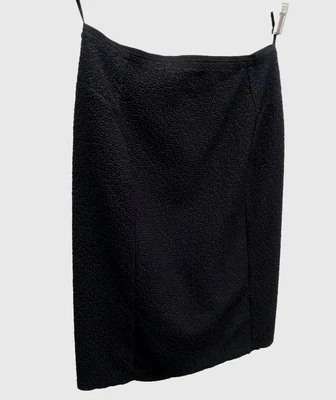NINA RICCI PARIS  Black Boucle Pencil Skirt  Size: FR 36 / US 2   FRANCE - Image 1 of 4
