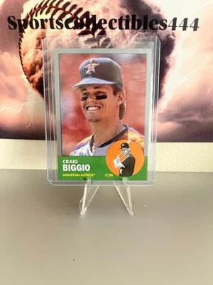Craig Biggio 2022 Topps Archives Silver 3/99 #51 Parallel Houston Astros - Image 1 of 2
