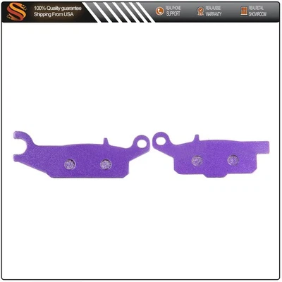 Pastillas de freno delanteras de fibra de carbono para Yamaha Grizzly 550 YFM550FG 2009-2012 4x4 FI Foto 1 de 4