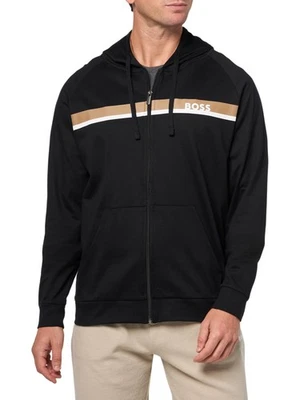 BOSS, Authentic Zip Up Hooded Sweatshirt, black carbon, XXL - Image 1 of 3