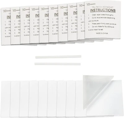 Pack de 20 parches de piscina TPU de 10 lecciones para aire 20 paquetes, transparente  Foto 1 de 4