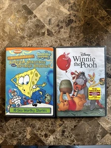 Winnie the Pooh (DVD, 2011) & SpongeBob DVD - Imagen 1 de 1