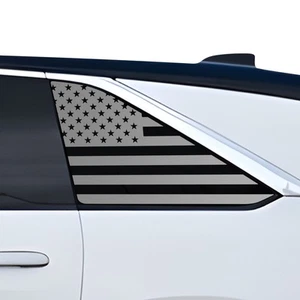 Fits Cadillac Escalade IQ 2025-2026 Quarter Window American Flag Decal Sticker - Picture 1 of 6