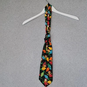 VTG Garfield Addiction Paws Christmas Lights Bulbs Cartoon Necktie Novelty - Picture 1 of 8