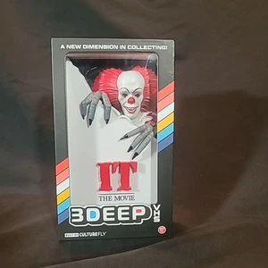 Arte 3D Culturefly 3Deep VHS It The Movie Pennywise Stephen King - Imagen 1 de 5