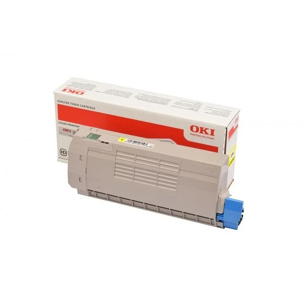 OKI 46507613 cartuccia toner 1 pz Originale Giallo (TONER-Y-C712) - Immagine 1 di 1