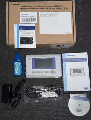 Medtronic Capnostream 35 ETCO2 Capnography SPO2 Patient Monitor-  NEW IN BOX - Image 1 of 4