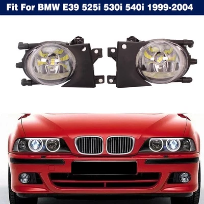 2x Luces antiniebla LED de conducción de parachoques delantero para BMW E39 525i 530i 540i 1999-2004 Foto 1 de 4