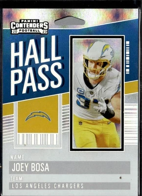 2023 Panini Contenders #10 Joey Bosa Hall Pass - Image 1 of 2