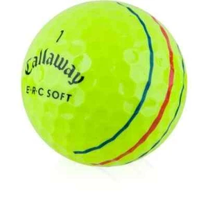 24 Callaway ERC Soft Yellow Triple Track AAAA (4A) Used Golf Balls FREE SHIPPING - Picture 1 of 2