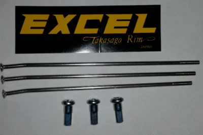 Rueda trasera Excel XS9-21147 14" radios/boquillas de repuesto - Kawasaki KX 80 85 100 Foto 1 de 3