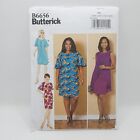 Butterick 6656 Misses' Straight Summer Dress Sewing Pattern Size 18W-24W Uncut