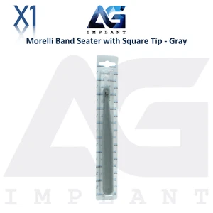 Dental Morelli Band Seater With Square Tip Gray Accommodate Ortho Band Tool - Picture 1 of 3