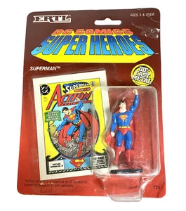 Modellino vintage anni '90 ERTL Superman pressofuso 724 DC Comics Supereroe - Foto 1 di 7