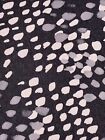 Stretch Black Grey Patchwork Pebble Dot Print Viscose Jersey Dressmaking Fabric