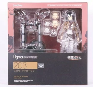 Attack on Titan figma 203 Modellino Mikasa Ackerman di GSC autentico - Foto 1 di 11
