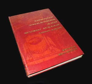 Extremely rare 1970n 1st edition London Theatres and Music Halls Pubs 1850-1950 - Picture 1 of 10