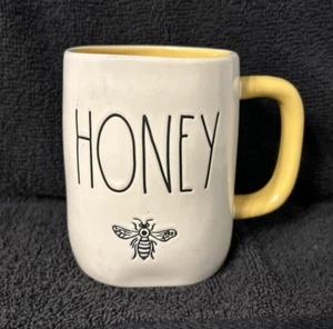 Rae Dunn Honigbiene Kaffee 16 Unzen Becher gelb Interior Artisan Collection - Bild 1 von 6