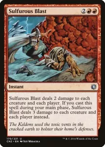 4 Sulfurous Blast x4 4x - NM - Conspiracy SPARROW MAGIC - Picture 1 of 1