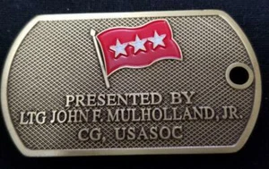 US Army Special Operations Command Commanding General USASOC LTG John Mulholland - Picture 1 of 2