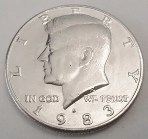 1983 D KENNEDY HALF DOLLAR CULL **KOSTENLOSER VERSAND** - Bild 1 von 2