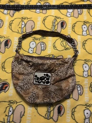 Bolso de hombro pequeño con cremallera superior estampado animal Kathy Van Zeeland Foto 1 de 4