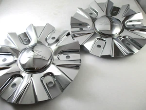 AWI/ DIABLO/ UNKNOWN CHROME CUSTOM WHEEL CENTER CAPS* #850-22 cap (FOR 2 CAP) - Picture 1 of 11
