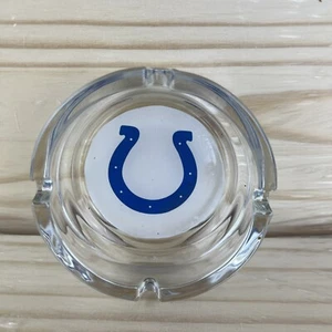 Cenerenere rotondo con logo Indianapolis Colts NFL vetro trasparente - Foto 1 di 6