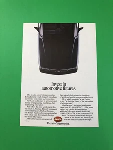 AUDI 1985 1986 VINTAGE ORIGINAL ANUNCIO IMPRESO 1 PÁGINA - Imagen 1 de 1