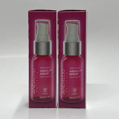 Andalou Naturals 1000 Roses Absolute Serum, 1 Fl. Oz (Pack  of 2) - Image 1 of 4